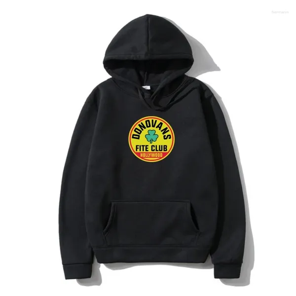 Herren Hoodies Donovan Fleecee Club Shamrock Logo Ray TV -Show Erwachsener Außenbekleidung