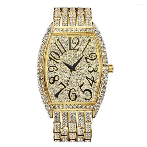 Orologi da polso Orologi da donna di lusso Moda Orologio da polso al quarzo da donna con diamanti in cristallo lucido Orologio in acciaio Top Brand Montre Femme Relogio Feminino