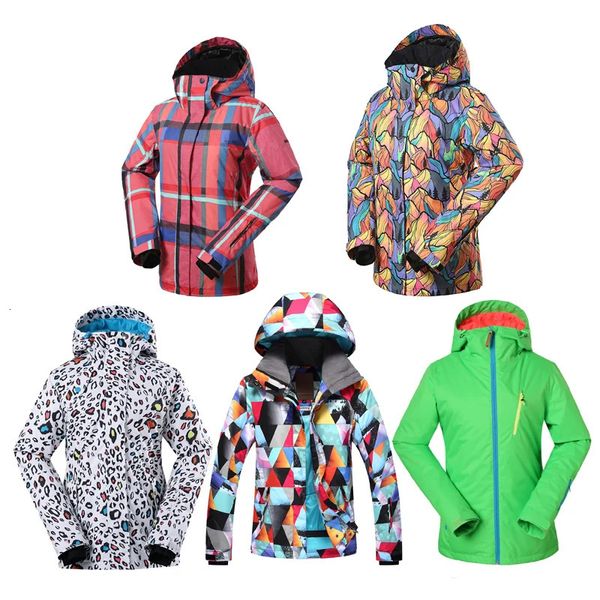 Ski Anzüge Marke frauen Eis Schnee Tragen Jacken Winter Outdoor Sport Snowboarden Kleidung 10k Wasserdicht Kostüme Mäntel für mädchen 231201