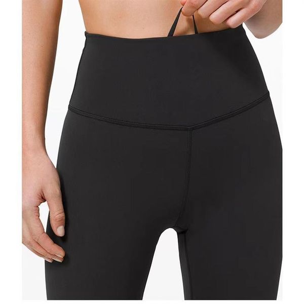 Lu Lu Limoni Indossare Pantaloni per Esercizi di Asciugatura Rapida Sport da Donna Collant a Vita Alta Acqua Terra Nudo Abbigliamento Yoga Sport Aspettato Stretto