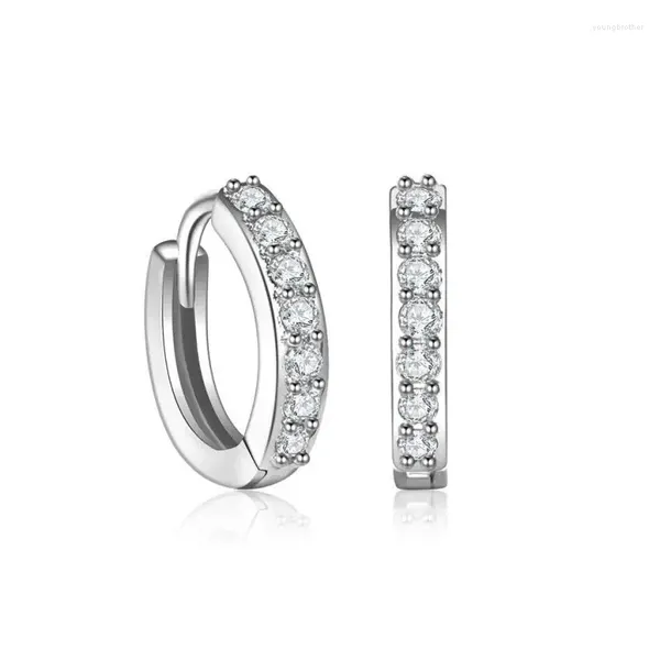 Серьги-кольца, изящные для женщин и мужчин, круглые серьги с кристаллами и стразами, ювелирные изделия для уха золотого цвета, Bijoux