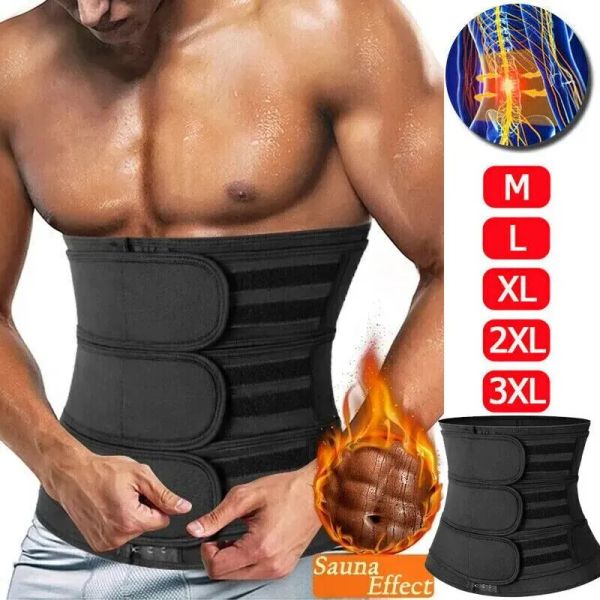 Cintura di supporto per la schiena lombare in vita traspirante per uomo Corsetti per allenatore in vita Cintura per allenamento sportivo Dimagrante Body Shaper