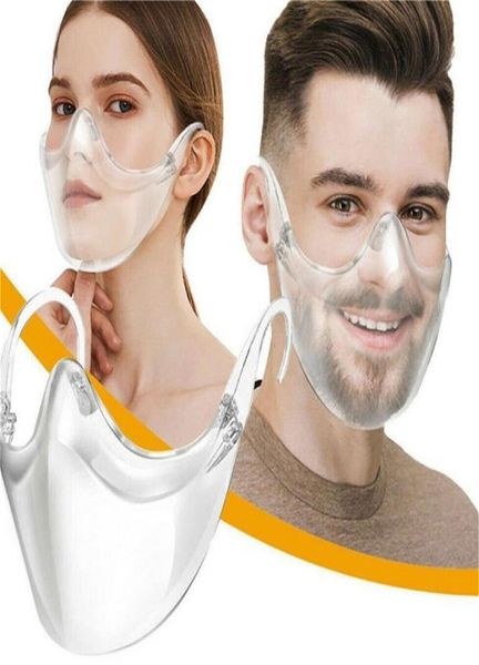Entrega rápida durável máscara de ciclismo protetor facial combinar plástico reutilizável transparente claro rosto shiled máscara bandagem unisex rosto shi4997790
