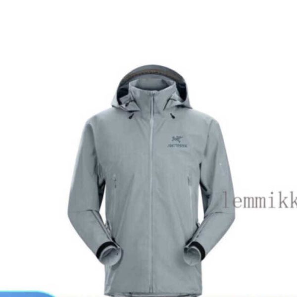 Giacche Giacca Outdoor Uomo Traspirante Arcterys Cappotti antivento Beta Ar Sport all'aria aperta Arrampicata Impermeabile Cappuccio antivento Guscio rigido Cappotto di carica Esterno Nuvola Acqua