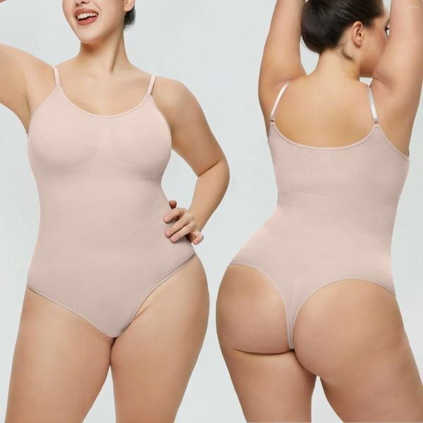 Intimo modellante da donna Body modellante sexy Perizoma controllo pancia con apertura sul cavallo Body Shaper Teddy Vita Trainer