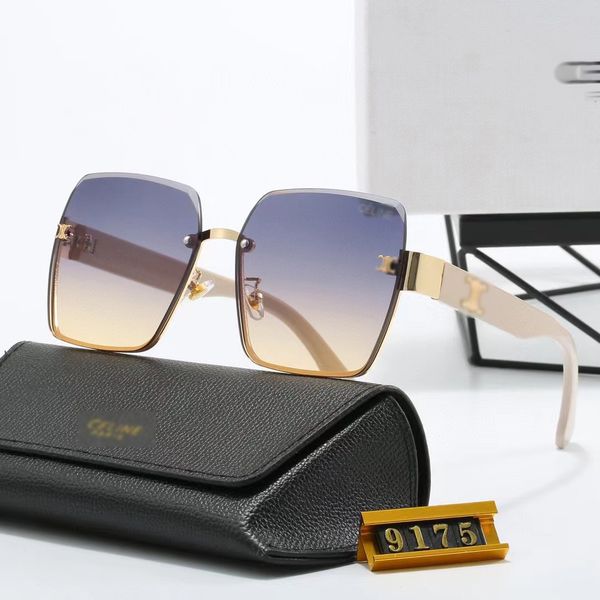 Ce'n Bu orijinal tasarım, sağlam metal çerçeve+UV400 lens ile moda markası güneş gözlüğü
