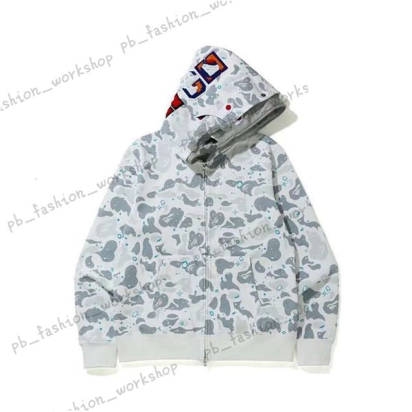 Bape Hoodies Designer Hoodie Bape Camisa Jumper Shark Hoodie Bapesta Hoodie Mulheres Puro Algodão Chapéu Duplo Série Designer 285