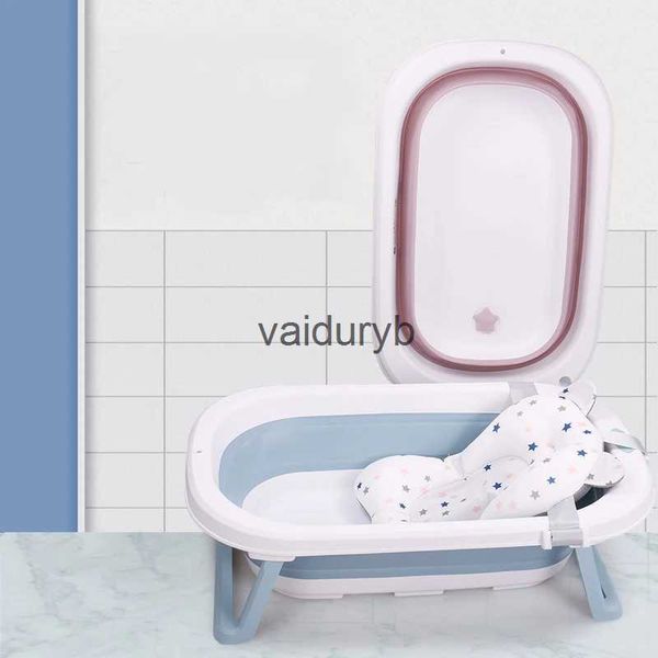 Vasche da bagno Sedili Pieghevoli per bambini Fare il bagno Vasca da bagno Antiscivolo Pediluvio Secchio Pieghevole portatile Pet Dog Cat Bagno Portabiancheriavaiduryb