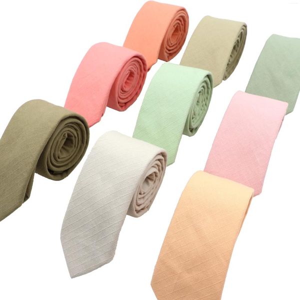 Gravatas borboletas clássicas de cor sólida, pescoço para homens, ternos casuais, gravatas, rosa, pêssego, verde, gravatas masculinas, negócios, casamento