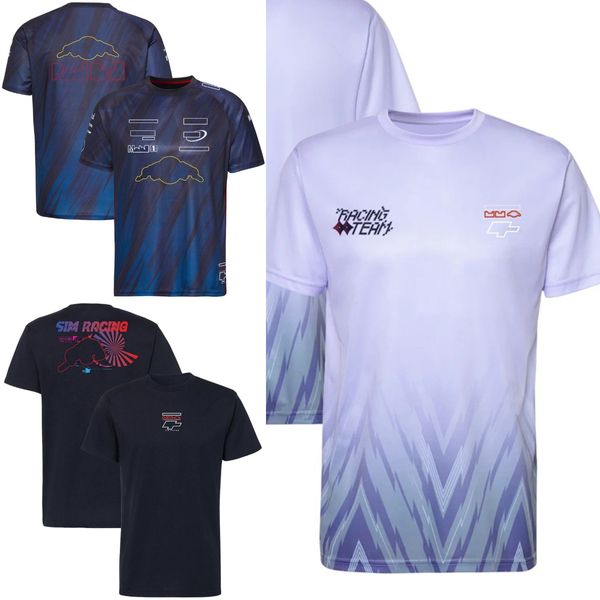 2023 F1 Racing Team Jersey T-Shirt Formel 1 Fahrer Spezial T-Shirt Neue Saison Rennfans T-Shirts Sommer Casual Herren T-Shirt Tops
