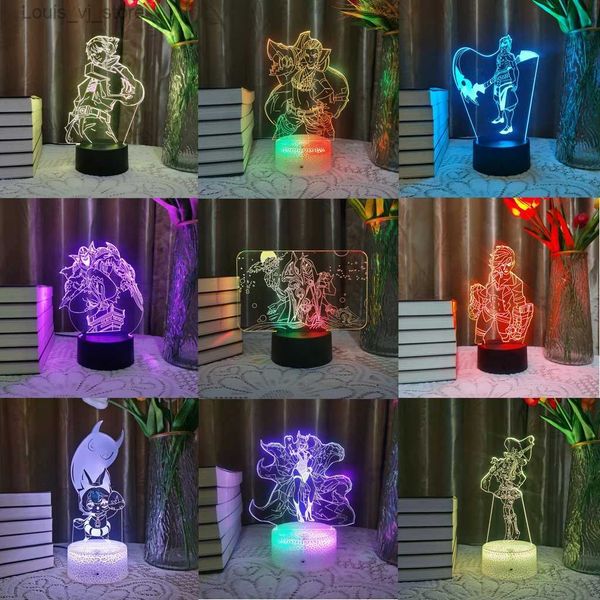 Светодиодная неоновая вывеска LOL League of Legends Game Рисунок Yasuo Yi Zed 3D Led Neon Night Light для детской гостиной Красочный декор Рождественская лампа в подарок YQ231201