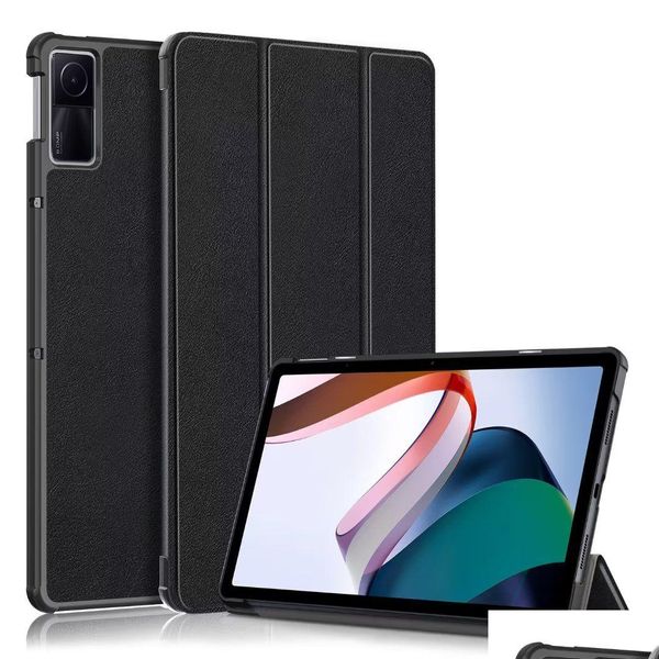 Tablet-PC-Hüllen Taschen Smart für Redmi Pad 10.6 Hülle Slim Leder ER Schlaf-Wach-Funktion Drop-Lieferung Computer Netzwerkzubehör Dhqwc