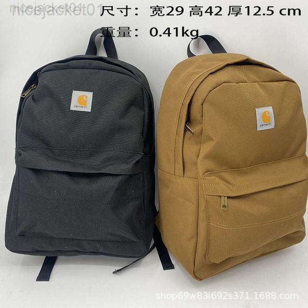 Designer Carhart Bag Carharrt Kaha Rucksack Trendige Marke Freizeit Computertasche Studentenrucksack Arbeitskleidung Reisetasche