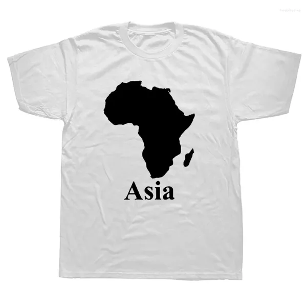 Herren-T-Shirts, Afrika, Asien, Geburtstag, lustig, Unisex, grafisch, modisch, modal, kurzärmelig, O-Ausschnitt, Harajuku-T-Shirt, Hipster-T-Shirt