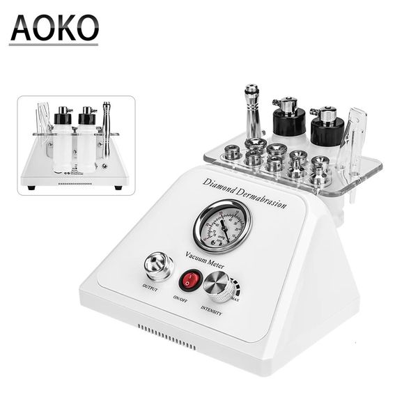 Dispositivi per la cura del viso AOKO 3In1 Macchina per microdermoabrasione con diamante sottovuoto Macchina per la rimozione dei punti neri dell'acne Ringiovanimento della pelle Macchina per la bellezza dello spruzzo d'acqua 231130