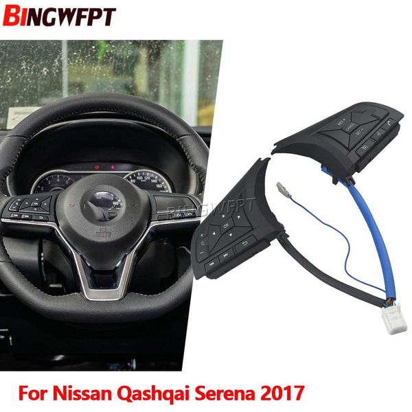 New Car Styling Tasto di Interruttore del Volante di Controllo di Crociera Per Nissan Qashqai Per J11ZGL Serena C27 2018-2019