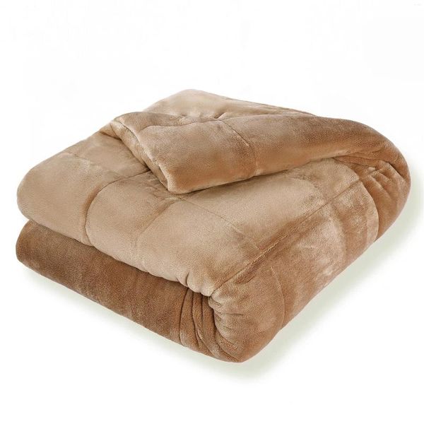 Cobertores Plush Lux Warm - All Season Leve Cobertor Acolchoado Twin Size Ultra Soft Luxury El