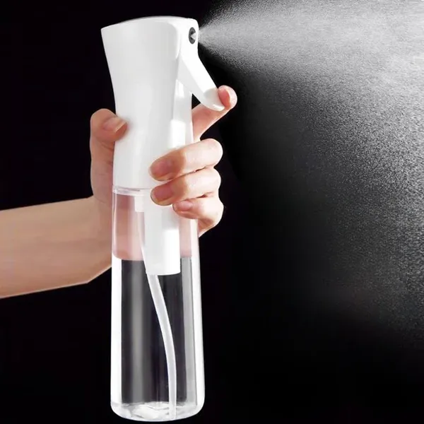 Garrafas de armazenamento 500/300/200ml spray de alta pressão recarregável névoa contínua rega pode salão automático barbeiro pulverizador de água