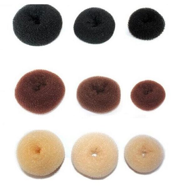 Elastico volumizzante per capelli, ciambella, stile chignon, scrunchy poof, Bump It Snooki3070338