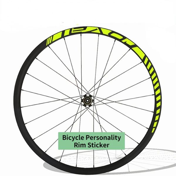 Fahrradgruppen Fahrradfelgenaufkleber Breite 20 mm MTB Straßenradaufkleber Radfahren Reflektierende Aufkleber 20