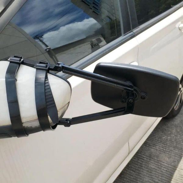 Accessori interni Specchio di estensione per auto Specchietti da traino a clip regolabili con lente in vetro di alta qualità per camion con rimorchio Suv Facile