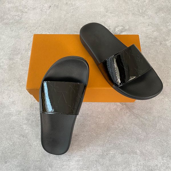 WATERFRONT Fashion MULE Sandali firmati da donna Scarpe Slide Estate Ampio piatto scivoloso Spessore donna Tories Pantofola in gomma Uomo Infradito 2024 85