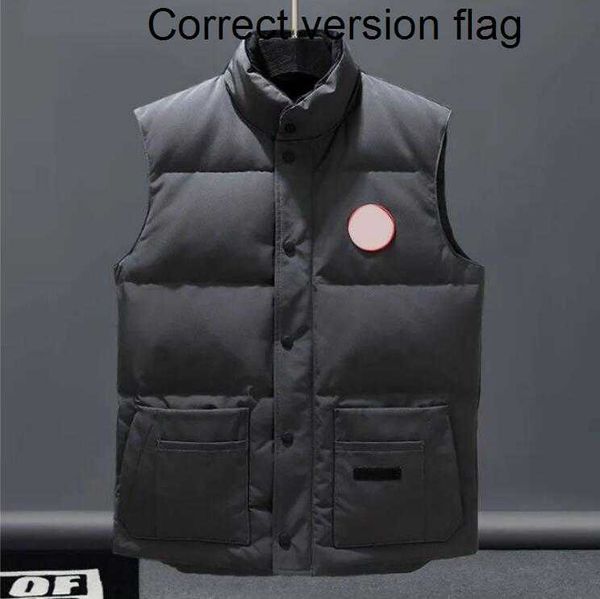 Canadá giletmens coletes canadense eua inverno ao ar livre popularidade para baixo luxo bodywarmer moda jaquetas mulheres gilet designer casaco masculino doudoune luxe ganso veste hom