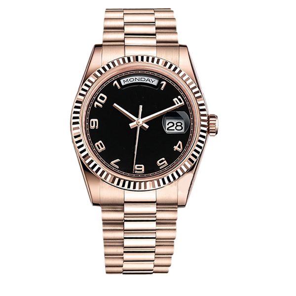 relógio de pulso aaa relógio mecânico masculino 8205 movimento relógio automático relojes 36 41mm data do dia relógio de casal em ouro rosa aço 904L relógio de negócios de safira à prova d'água