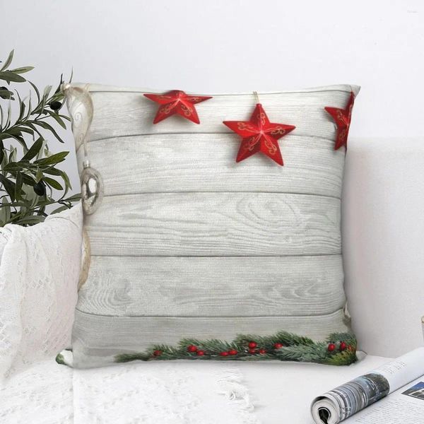 Yastık Ağacı ve Çan Pillowcase Hug Hug, Noel Mutlu Yıl Noel Baba Elk Kar Tanesi Sırt Çantası Atma Kılıfı