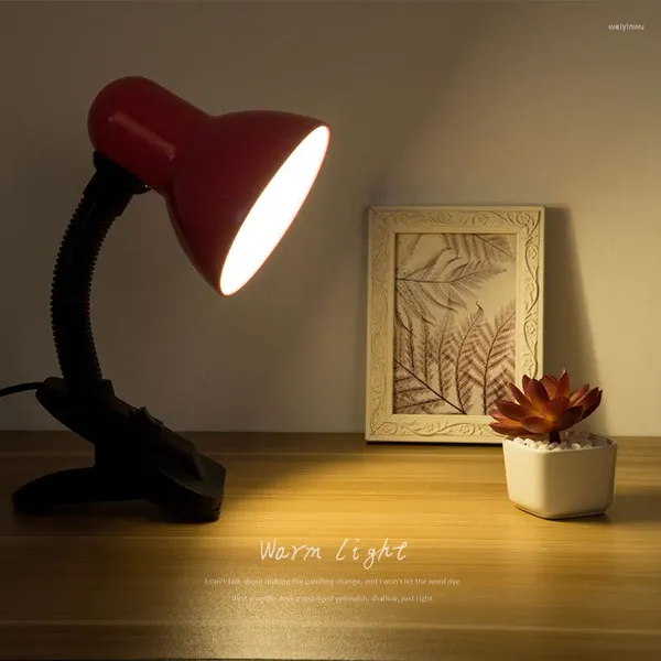 Tischlampen Hochwertige Clip-Schreibtischlampe Geschenk Anker Tattoo Plug-in Augenschutz Kinder Außenhandel Export Lernen Desktop