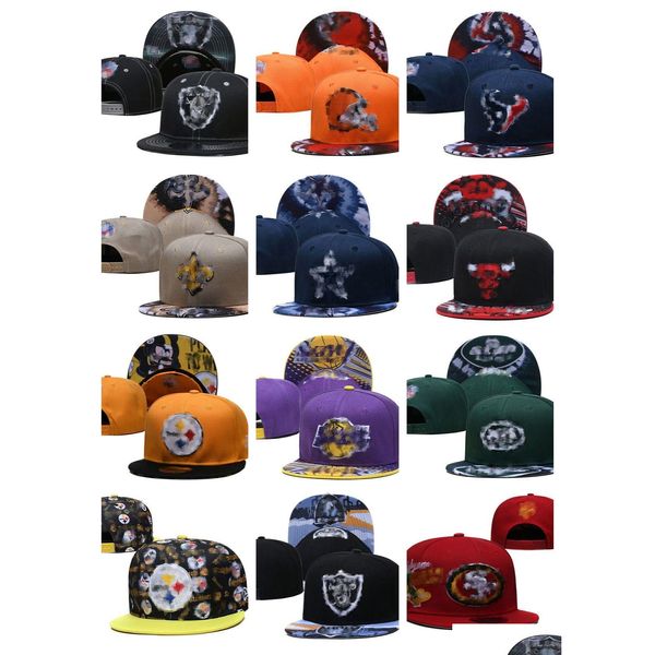 Snapbacks Модные Snapbacks Облегающие шляпы Вышивка логотипа всех команд Футбол Баскбол Хлопок Буква Черный Красный Сетчатый гибкие шапочки Плоская шляпа Dhlur