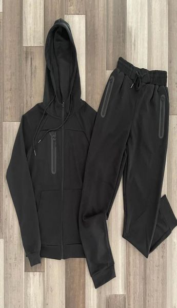 Tech Poleece Men039s Ünlü Tasarımcı Tracksuit Tech Polar Hoodie Pantolon Çalışan Uzun Kollu Spor Giyim Adam Giyim 6724678