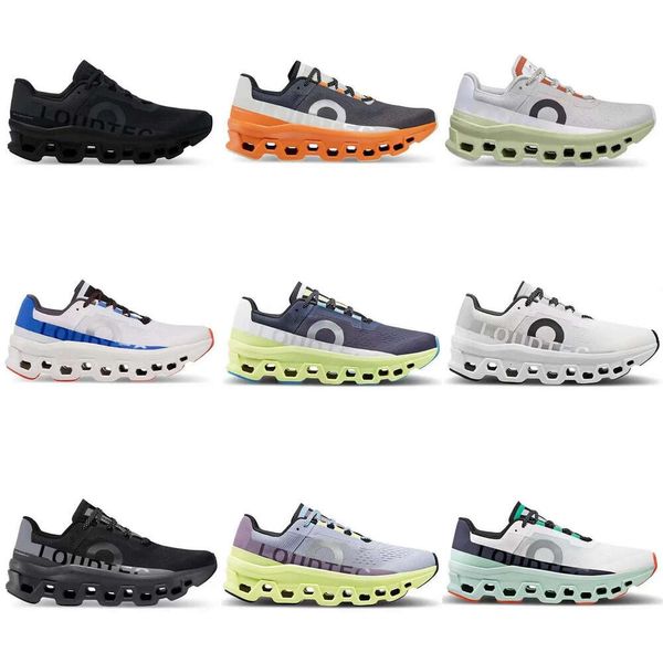 Scarpe da corsa Cloudmonster Uomo Donna Cloud Monster Onclouds Fawn Curmeric Iron Hay Black Magnet 2024 Trainer Sneaker Taglia 5.5 - 12