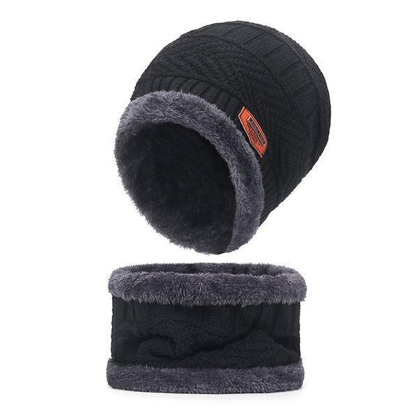 En Düşük Fiyat Tüm Ağ Kış Yün Boyun Eşarp Kapağı Erkekler İçin Kadınlar Kalın Sıcak Velvet Beanie Şapka Örme Şapka Açık Binicilik Şapkası Masaseli Bonnet Şapkaları Set Eşarp