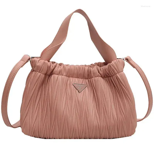 Bolsas de ombro moda nicho design saco 2023 verão feminino versátil crossbody balde portátil