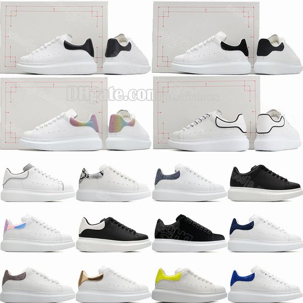 Designer treinadores sapato couro homens mulher alpercatas oferta quente moda alta plataforma oversized sneakers branco preto para homens mulheres luxo corredor sapatos sneaker