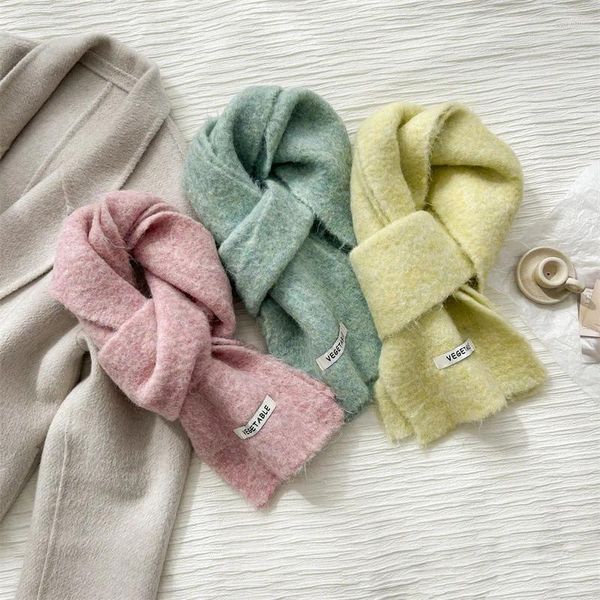 Шарфы 2023, толстое теплое кашемировое пончо, женский шарф из пашмины, однотонное одеяло Bufanda, шаль, зимнее для взрослых для женщин