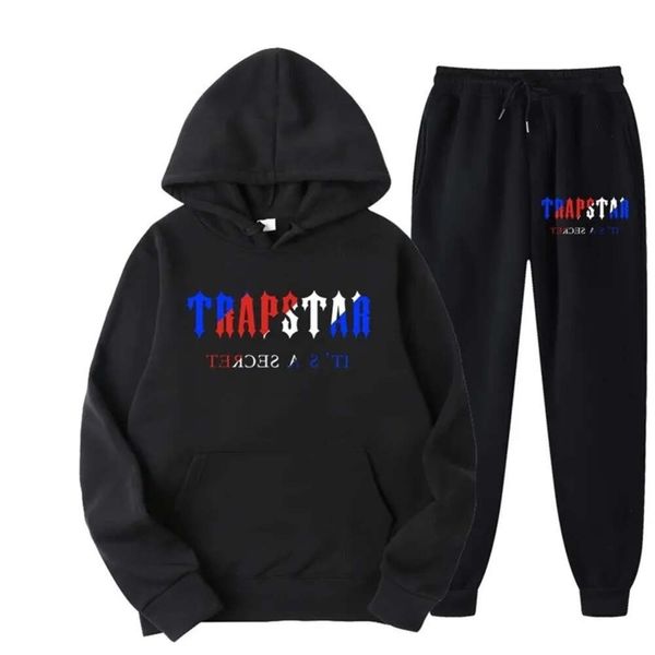 Camisetas masculinas Trapstars Tracksuit Mens Tech Trapstar Track Suits Hoodie Europa American Basketball Football Rugby Twopiece com Womens Trapstar Jackettrapstars