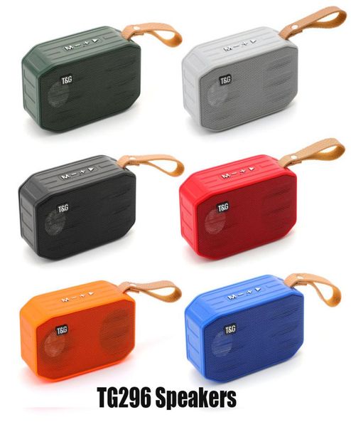 Tg296 alto-falantes sem fio bluetooth subwoofers mãos chamada perfil estéreo baixo suporte tf cartão usb aux linha em alta fidelidade alto mini po8621461