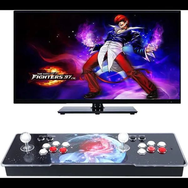 Lettori di giochi portatili 2023 Arcade Machine Desktop Home TV via cavo Dual Rocker integrato 231130