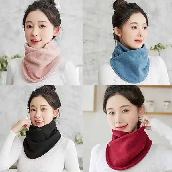 Schals Lamm Fleece Für Frauen Winter Warm Gefälschte Kragen Schal Plüsch Lätzchen Snood Weibliche Winddicht Wrap Hals Schutz Polar