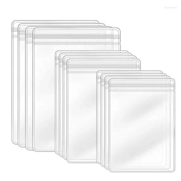 Мешочки для ювелирных изделий Сумка на молнии из прозрачного ПВХ для хранения колец и сережек 3,5 х 5 дюймов 2,8 2 4 (120 шт.)