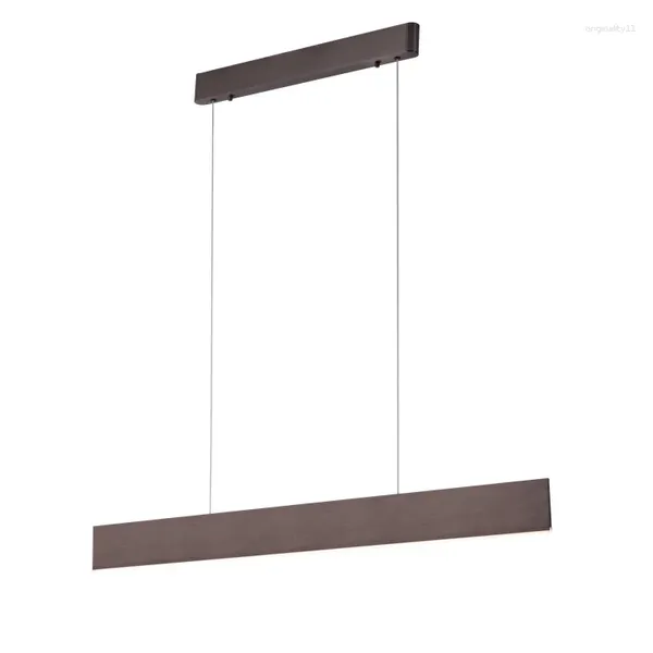 Castiçais COMELY Contemporâneo Industrial Pingente Lâmpada 1200mm Longo Linear Alumínio Lustre Ilha de Cozinha LED Luz