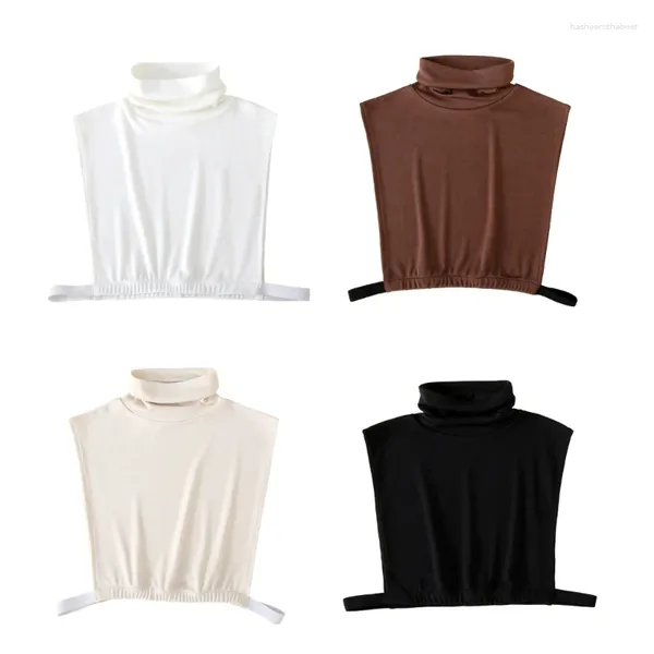 Bow Ties MXMB Weicher und bequemer Damen-Half-Top-Kragen, eleganter Halswärmer für alle Jahreszeiten, trendiger Rollkragenpullover