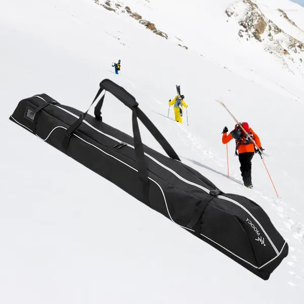 Borse da esterno Borsa da viaggio per sci da 172 cm Maniglia resistente e attrezzatura da snowboard Accessori impermeabili per occhiali Guanti