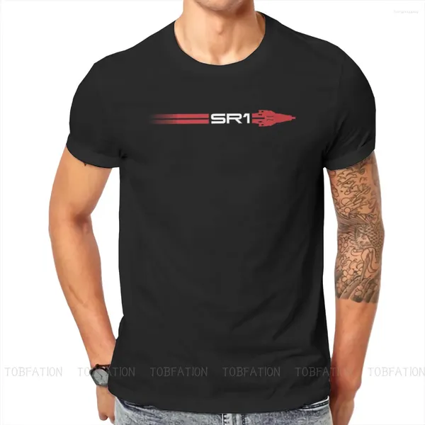 Männer T Shirts Mass Effect Spiel Einfache SR1 ALT Ausgestattet T-shirt Ankunft Grafik Männer Alternative Sommer Kleidung Baumwolle Harajuku hemd