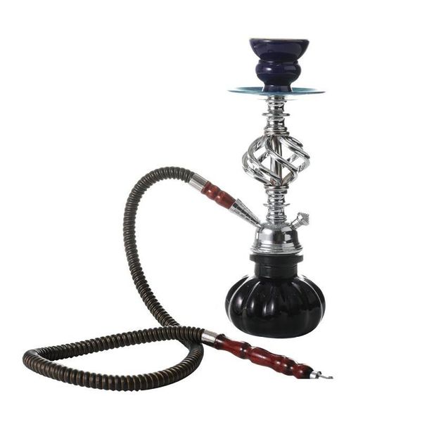 Acessórios de charuto 2021 Árabe Luxo Hookahs 4 Cor Vidro Tubo de Mão Fumar Tubos de Tabaco Colher Dab Rigs 27cm de Altura em Estoque Drop Deli Dh2qr