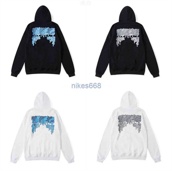 Tasarımcı Erkek Hoodies Sweatshirts 20222Autumn Marka Kapalı Kapşonlu Yaldızlı Plastik ve Kadın Çiftinin Whiteoff T-Shirts Offs White 2bid 9K76