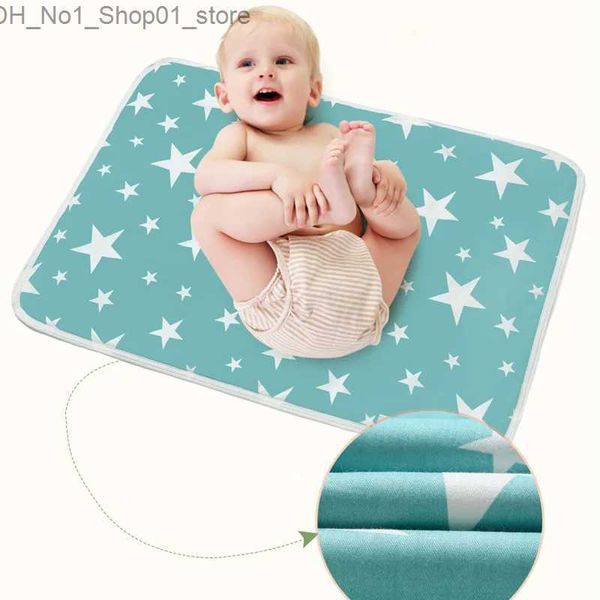 Alterando as almofadas Capas 80*110cm Big Baby Mudança Mat Mat adulta Impermeável para meninos meninas recém -nascidas infantis infantis capa de urina na urina portátil q231202