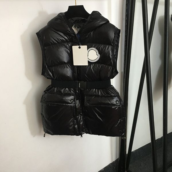 Gilet classico con cappuccio Gilet femminile senza maniche Capispalla Moda Casual Gilet sportivo Giacche Uomo Donna Piumino di marca